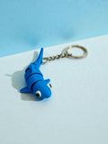 3D Printed flexi shark keychain