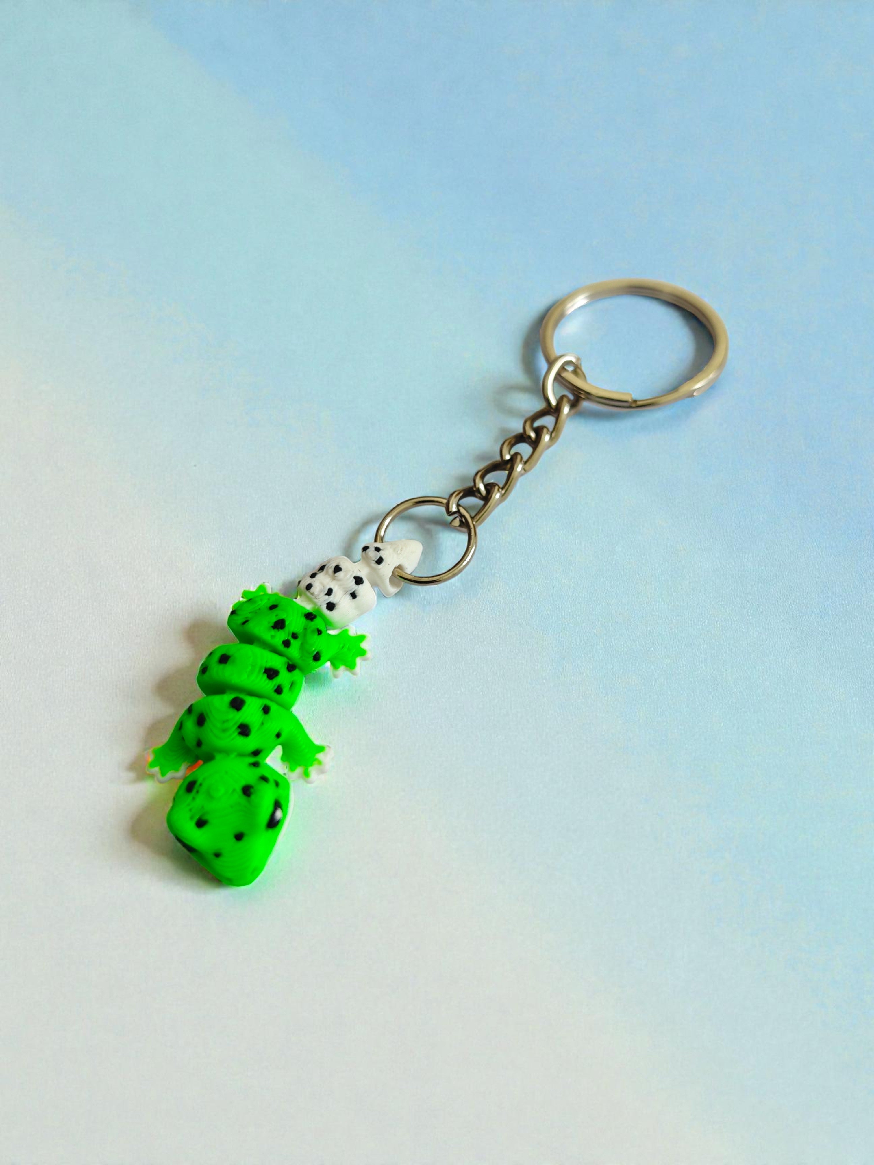 3D Printed flexi Lizard keychain