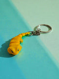 3D Printed flexi chameleon keychain