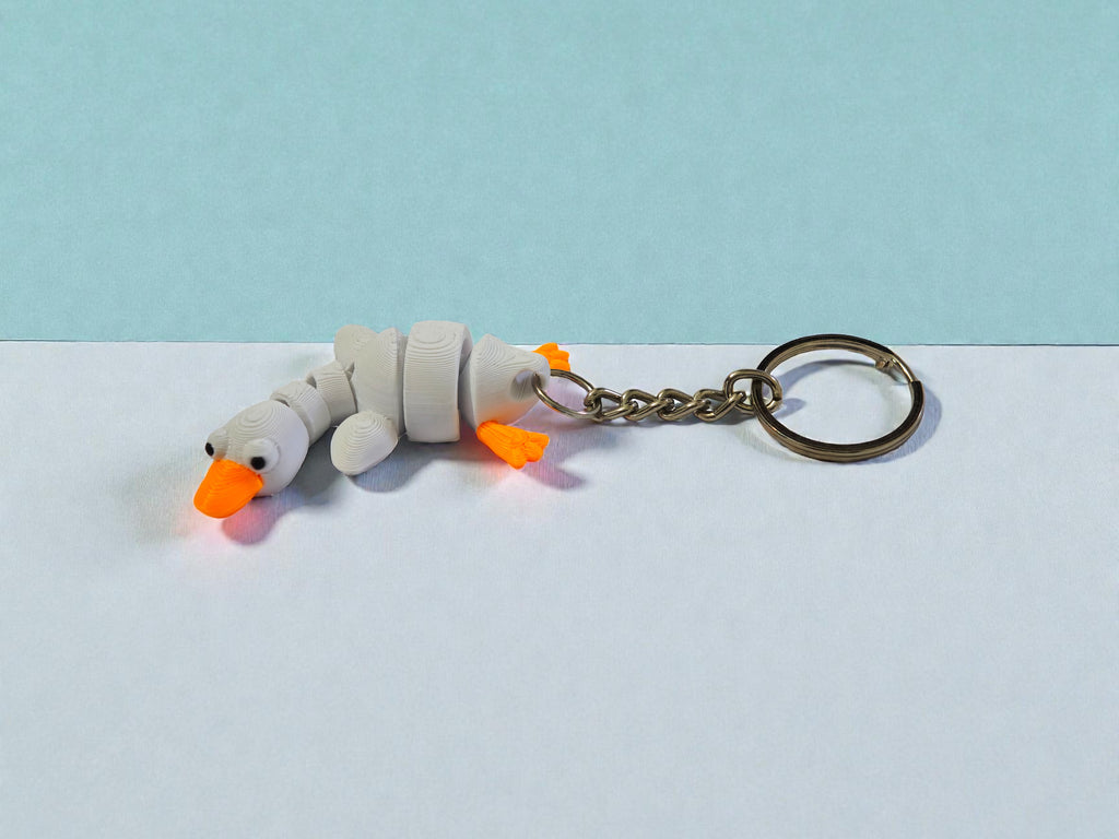 3D Printed Flexi Duck keychain