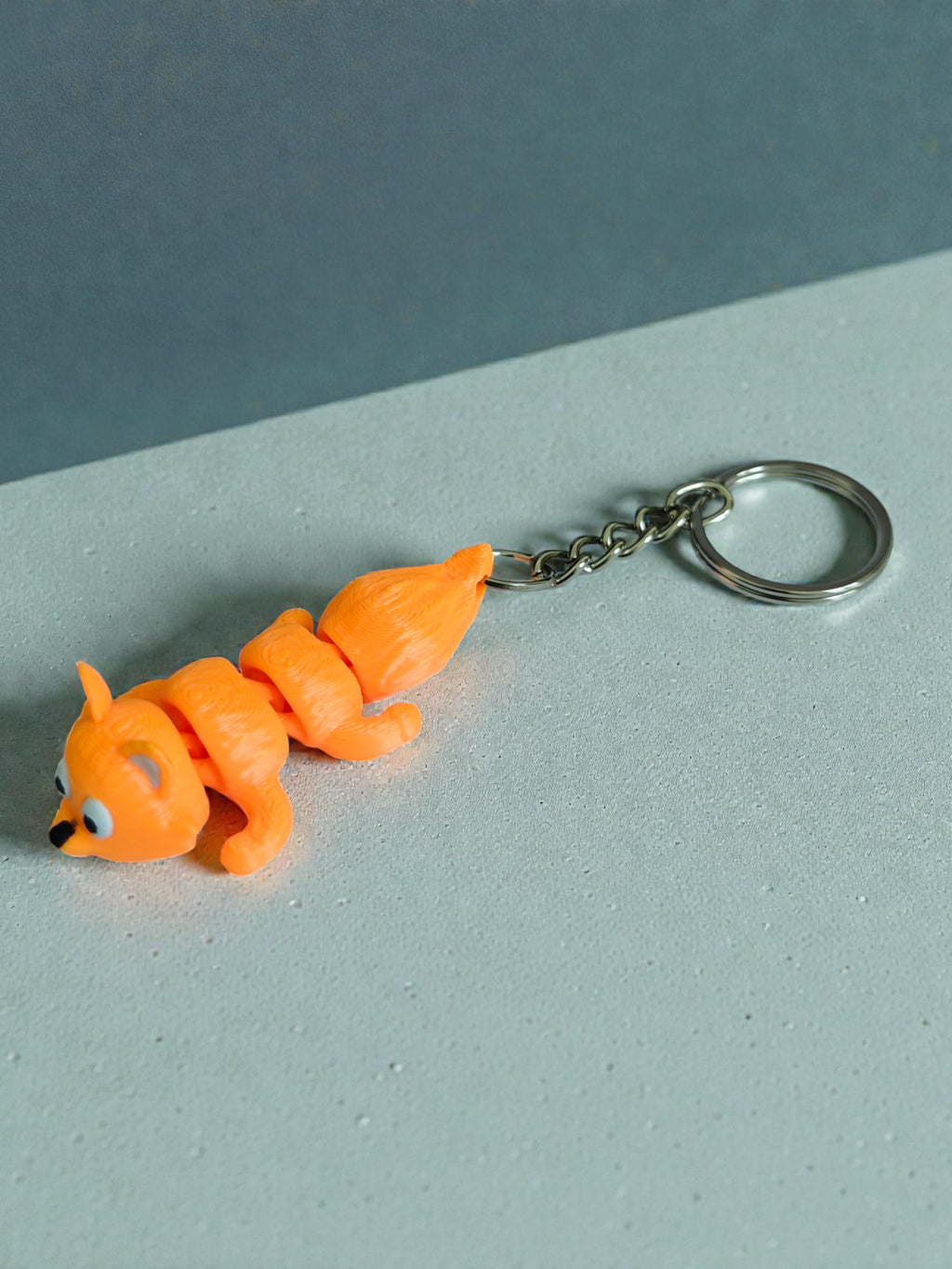 3D Printed flexi fox keychain