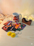 One piece gift combo 1 mug coasterset and 2 luffyhat keychain