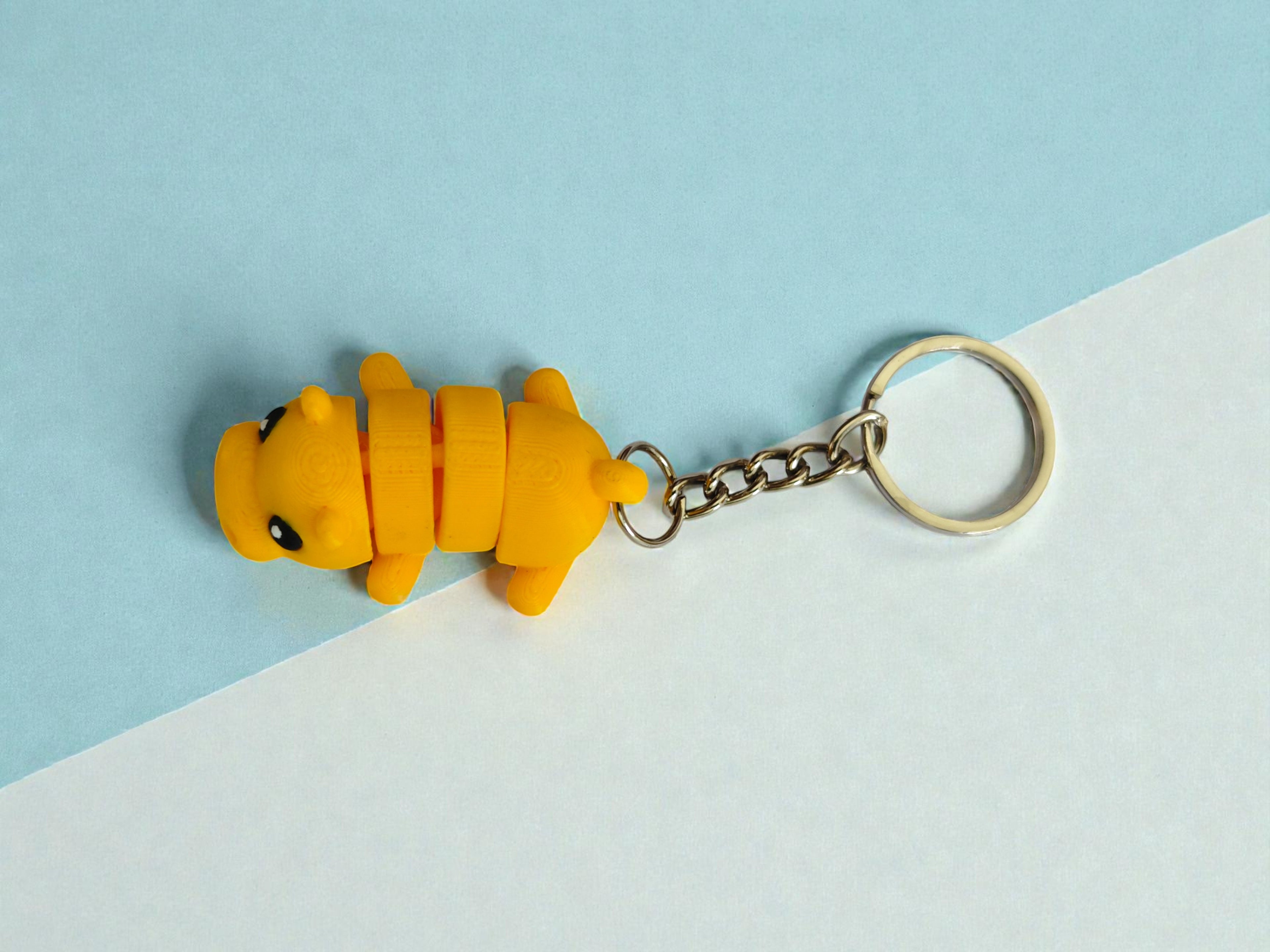 3D Printed cute hipo flexi keychain