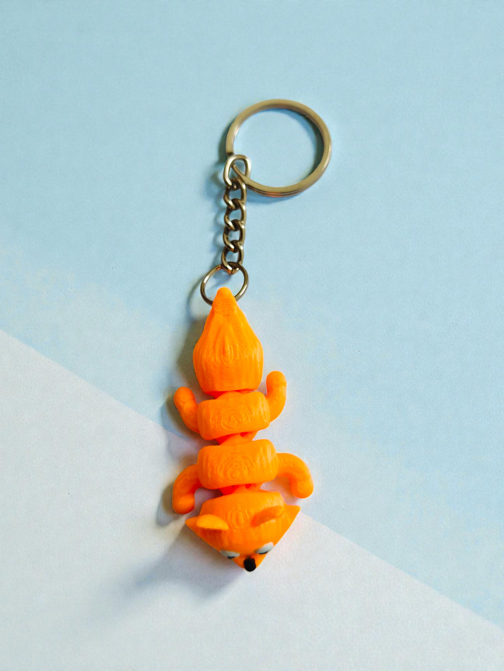 3D Printed flexi fox keychain